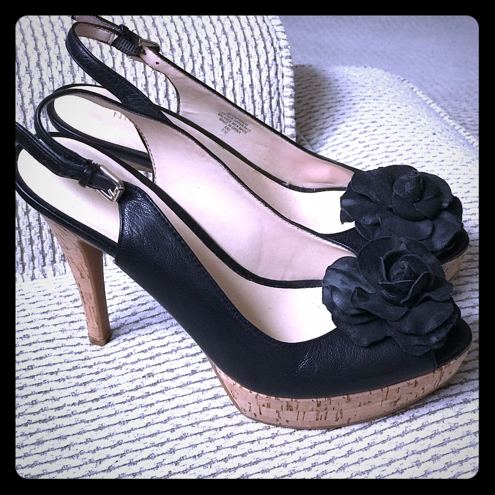 BRAND NEW Nine West Cork Platform Heels